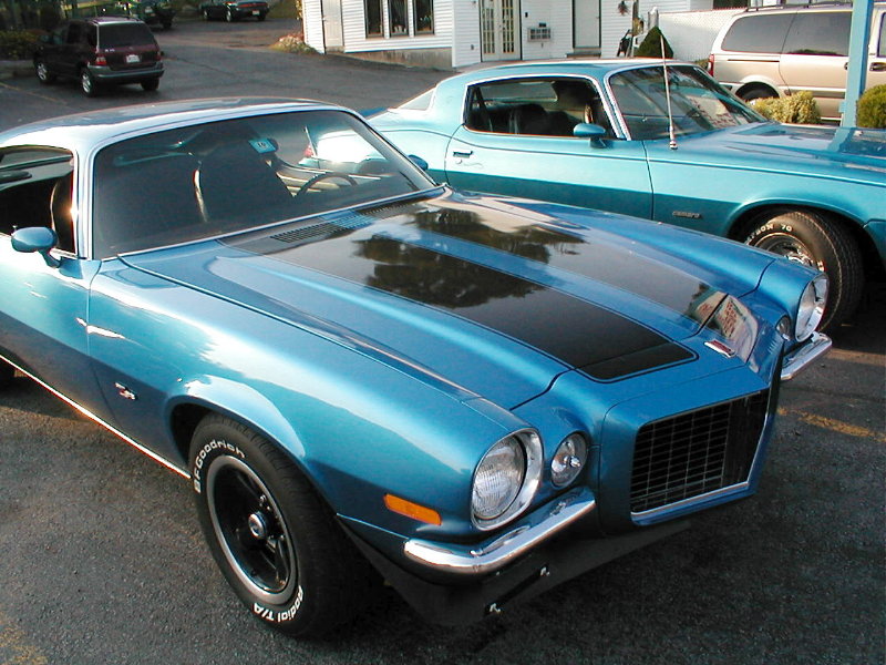 Cobalt Blue Camaro